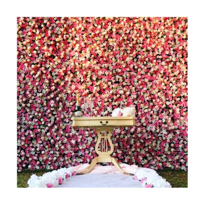 China New Design GS Arrival Artificial Flower Panel Artificial Flower Wall Decoration GS For Wedding Event for sale