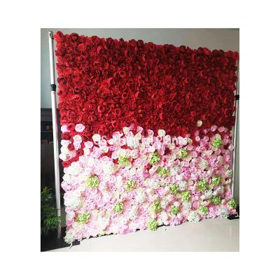 China Artificial Flower Modern Decorative Panels Wall Backdrop Flower Shops Gifts Hotels Hotels Flower for sale