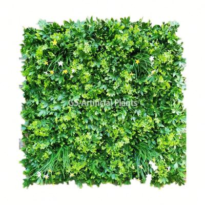 China CLASSIC Restaurant Indoor Decoration Garden Fence Plastic Green Hanging Grass Wall Turf Board Plant Artificial Wall for sale