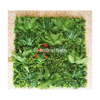 China CLASSIC Garden Ornaments UV Foliage Grass Plastic Artificial Grass Mat Panels Artificial Grass Decor Anti-barrier for sale