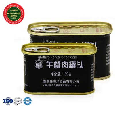 China Artificial color did not canned canned food pork lunch meat for sale