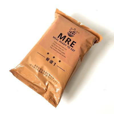 China Daily Mre Self Heating Meals Military Portable Food Supply For Field Services for sale