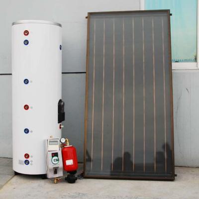 China Copper Best Selling Solar Powered Hot Plate Heat Pipe Solar Water Heater for sale