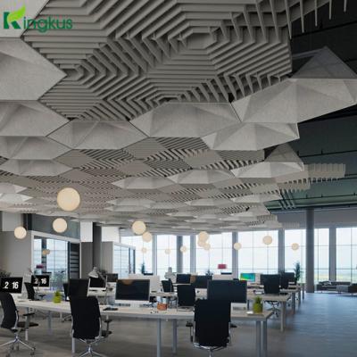 China Various Shapes Flat Acoustic Panel DIY UV Coated Used Partitions for sale