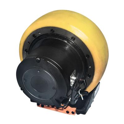 China Forklifts 750W 24V Robot Forklift Traction Wheel Automated Vehicle Brushed DC Motor AGV Drive Wheel Assembly for sale