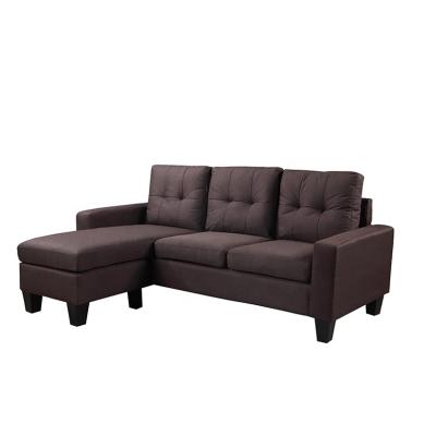 China Home Furniture Hot Sale Sofa Set L Shaped Corner Sectional Couch Sofa Set Wholesale for sale