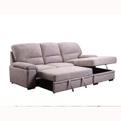 China (Size) Adjustable Modern L Shape Lounge Sofa Couch Living Room Sofa Hotel Sleeper Sofa for sale