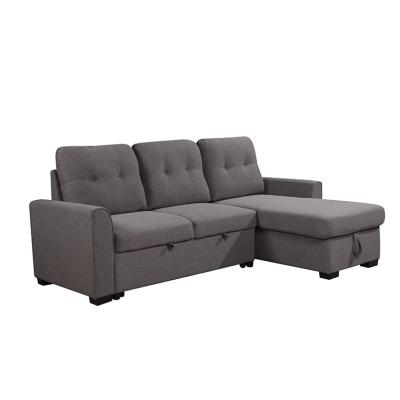 China Modern Modular Fabric Sofa Couch Sleeper (Other) Living Room Adjustable L Shaped Sofa Design Sectional Sofa Set for sale