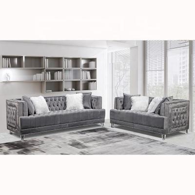 China Modular Leisure Sofa Living Room Home Furniture Sets 3+2 seater Velvet Fabric Living Room Sofas for sale