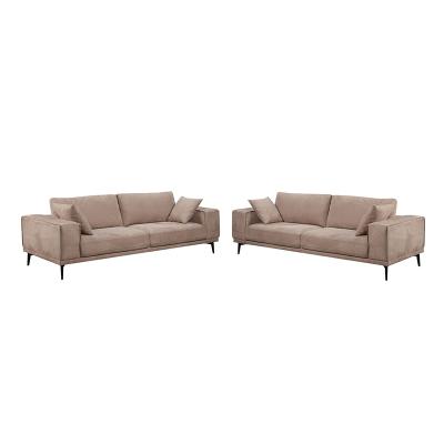 China 3.5 seater+3seater modular living room sofa set modern design stationary fabric sofa set for sale