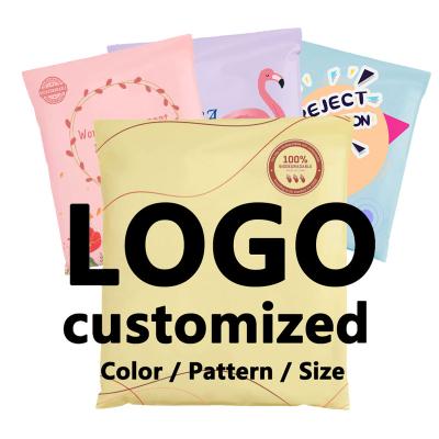 China shoes & clothing Logo Bags For Mail Custom made to order Logo Small Mailing Bags for sale