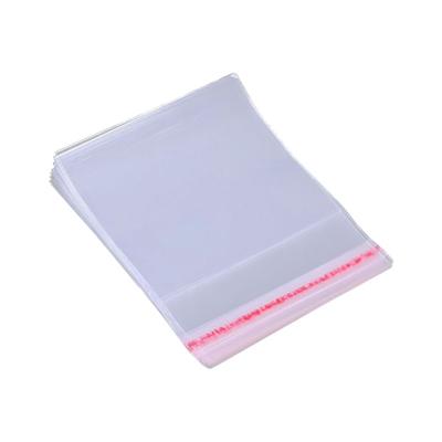 China Recyclable Custom Printed Transparent Plastic OPP Storage Bag Self Adhesive Pouch Clothing Packaging Bag for sale