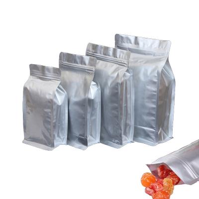 China Food Packaging Aseptic Coffee Bag Eight-sided Sealed Pure Aluminum Square Bottom Bag for sale