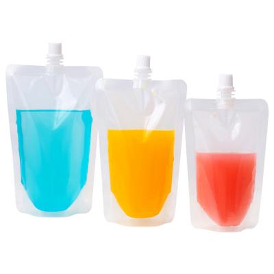 China High Quality Custom Biodegradable Fruit Juice Drink Bag Good Sealing Spout Liquid Bag BIODEGRADABLE for sale