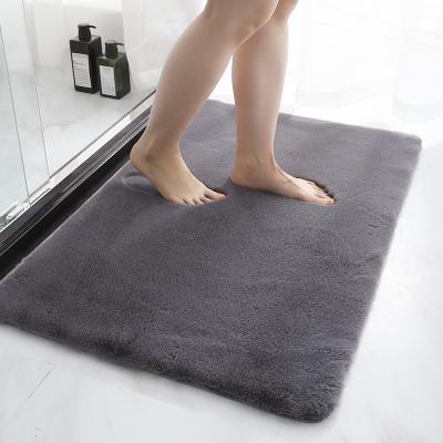 China Wholesale JY Sale Living Room Floor Living Room Faux Rabbit Fur Non-slip Warm Soft Fluffy Blanket Carpet Fluffy Blankets Wholesale for sale