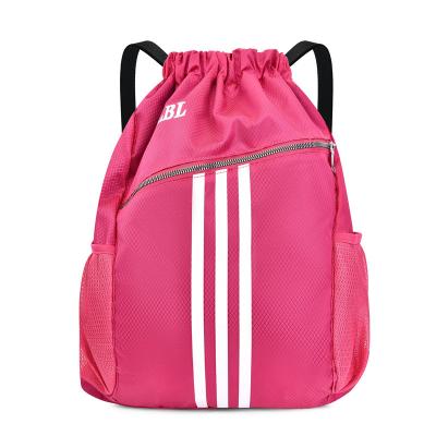 China Customized Large Capacity Basketball Band Pocket Fashion Sports Drawstring Waterproof Multifunctional Backpack for sale