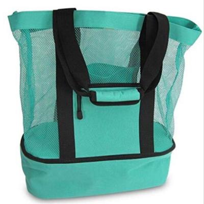 China Normcore/Logo Beach Custom Made Minimalist CampingIce Insulated Tote Foldable Bolso De Playa Waterproof Eva Mesh Beach Bag for sale