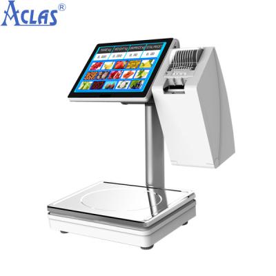 China PC Touch Screen Scale,Touch Scales,POS Scales,Fiscal Cash Register,PC Scale for sale