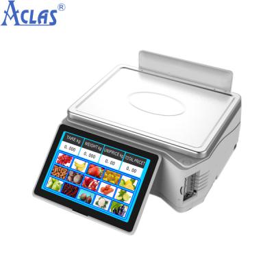 China PC POS Touch Scale,Touch Screen Scales,Fiscal Cash Register,PC Scale for sale