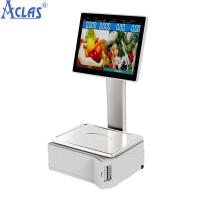 China ARM-based Touch Scale With Best Price,Retail POS scale,Fiscal Cash Register for sale