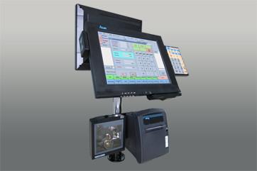 China Dual Monitors Fanless PC POS,Touch screen,touch PC POS,Touch POS factory,PC POS for sale