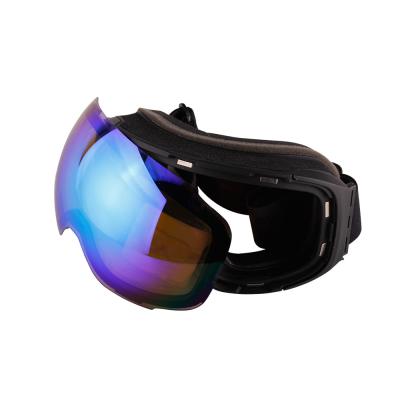 China Fashionable Manufacturer Most Popular Custom Made Snowboard Goggles UV400 Anti Fog Magnetic Snow Ski Goggles for sale