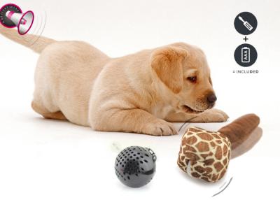 China Automatic Rolling Battery Operated Dog Toy Plastic Material For Entertainment Exercise for sale