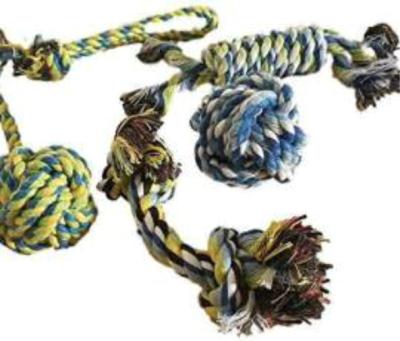 China Fashion Cotton Dog Rope Toys For Aggressive Chewers OEM / ODM Available for sale