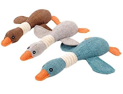 China Pet Wild Goose Plush Puppies Dog Toys 32cm Size For Aggressive Chew CE Approved for sale