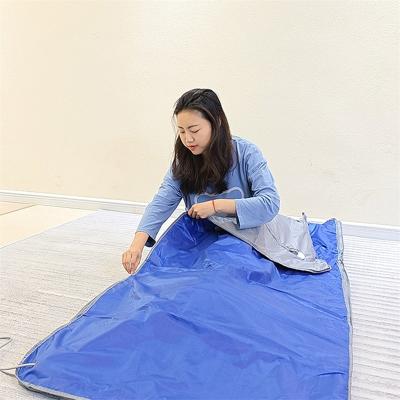 China Professional Weight Loss Sauna Blanket Near Me Body Shaping Best Sauna Covers Acid Discharge Fir Infrared Sauna Blanket 2023 for sale