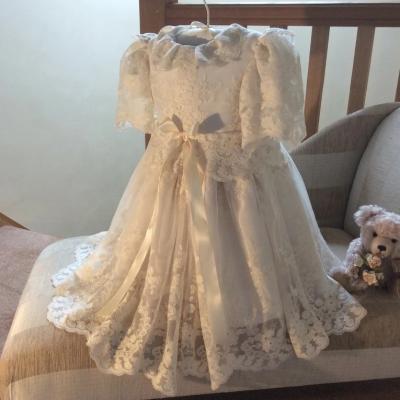 China Newborn Infant Baptism Baptism Dress Washable Newborn Special Occasion Long Dress for sale