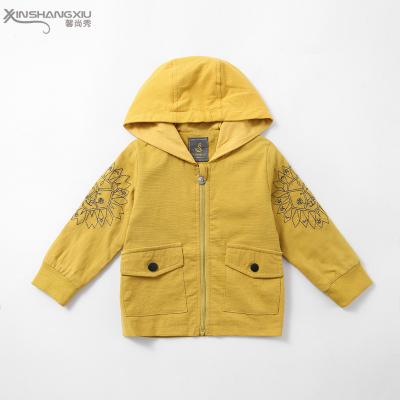 China Windproof Kids Winter Clothes Wholesale Custom Private Label Embroidery Kids Coat Jacket for sale