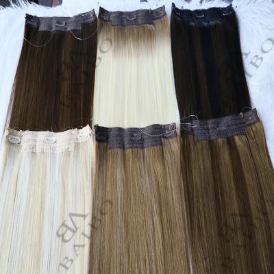 China Curly 100g 200g Curly New Wanted Halo In Peruvian Remy Hair Double Drawn New Halo Extension for sale