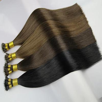 China Wholesale 12a Remy Micro Link Beads Nano Ring Hair Extensions Double Drawn Loop Russian Curly Nano Ring Hair Extensions for sale