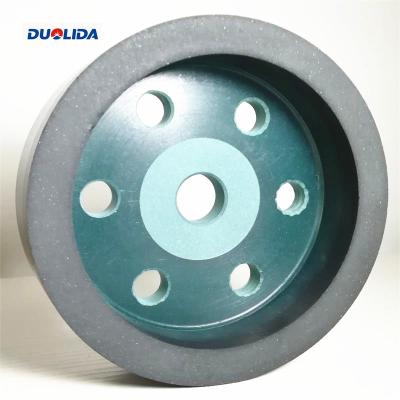 China Resin Aluminum Glass Wheel , Resin Wheel For Special Shaped Beveling Machine for sale