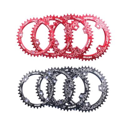 China DECKAS Mountain Bikes 120BCD 36T/38/40/42/44T Cavity Aluminum Repair Mountain Bike Crank Sprocket Chainring Suitable BCD 120mm for sale