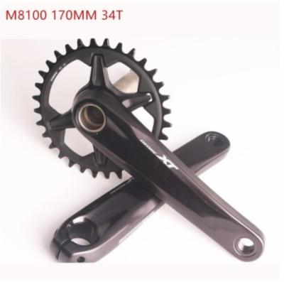 China Original SHIMANO M8100 1X12 Speed ​​170/175mm Crankset 32T 34T 36T MTB Bike Bicycle No BB Bicycle Accessories for sale