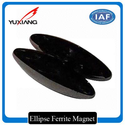 China Industrial Magnet Ferrite Magnet In Ellipse Shape for sale