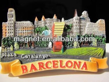 China Barcelona Fridge Magnet Fridge Magnet for sale