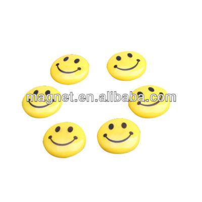 China Funny Yellow Fridge Magnets-5874 Smiley Face Style Fridge Magnet for sale