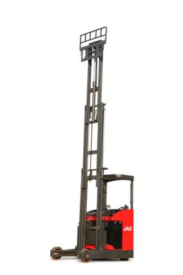 China Stand Up Reach Forklift / Electric High Reach Stacker 1.5T , Lift Height 3000mm for sale