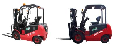 China Heavy Duty Electric Forklift Truck 1 Ton With Integral Side Shift / Cascade Side Shift for sale