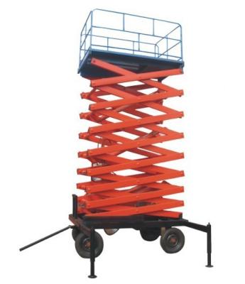 China Self - propelled Movable Hydraulic Scissors Lift Table / Material Handling Equipment for sale