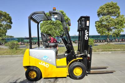 China Four Wheel Battery Powered Electric Forklift Truck 1 Ton With Ce Certificate for sale