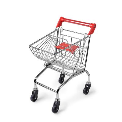 China Factory Sales Metal Folding Wal-Mart Shopping Trolley Toys Propeller Shaped Wal-Mart Cart Children's Propeller Shaped Kids Shopping Trolleys for sale