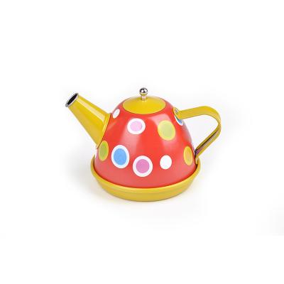 China Children 2019 New Model Hot Sales Toys For Children Tin Tea Set Pretend Play Toys for sale