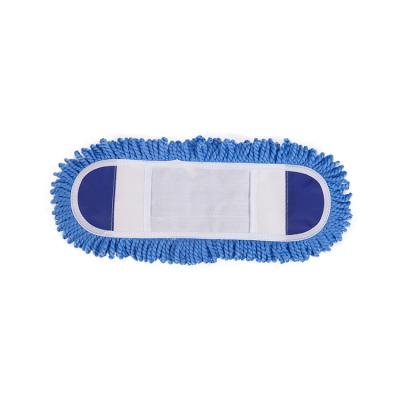 China Durable 100% Microfiber Dust Mop Head Polyester Dust Mop Pad Refill for sale