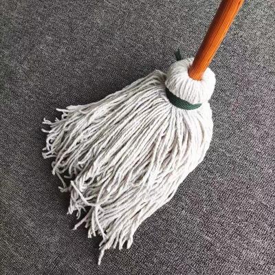 China Black And White Viable Wet Clean Dirty Household Tool Broom Wires Cotton Wet Mop for sale