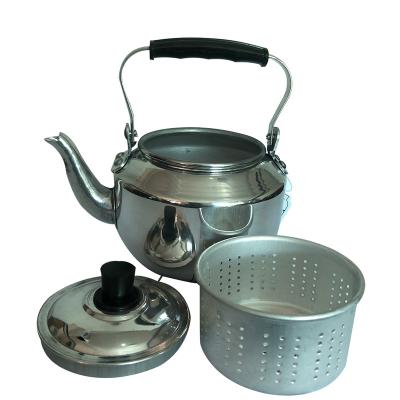 China Fashionable Outdoor Aluminum Kettle Camping Teapot Stove Top Ultralight Kettle Made in China for sale