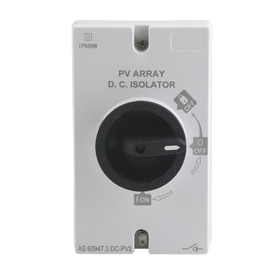 China Solar PV Power System String Protection 1200V DC Isolator Switch 32A 40A Waterproof Disconnect Switch for sale